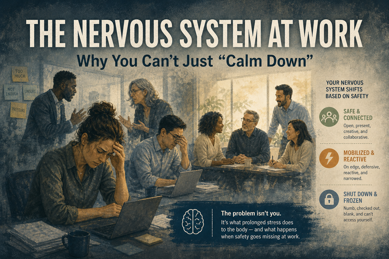 The Nervous System at Work: Why You Can’t Just “Calm Down”